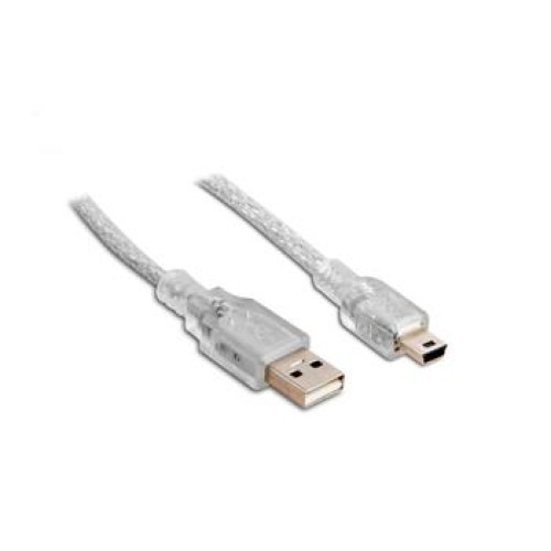 S-link SL-UK53 Usb 2.0 3m Şeffaf Usb am-Mini 5pin Kablo