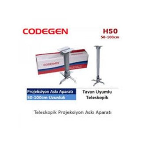 Codegen H50 Tavan Asma Aparatı 50-100 cm (Teleskop