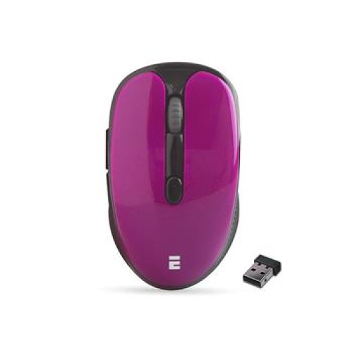 Everest SM-865 6D 1600dpi Alkalin Pilli Bordo Kristal Kutulu Kablosuz Sessiz Mouse