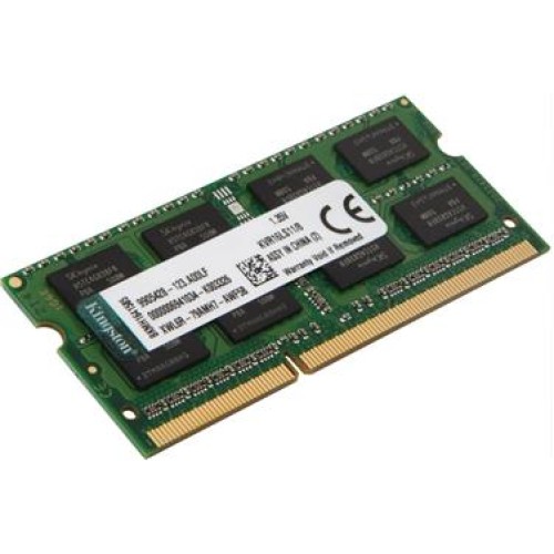 Kıngston 8Gb Ddr3L 1600Mhz Cl11 1.35V Kvr16Ls11-8  (Pc3-12800) Notebook Ram Kutusuz