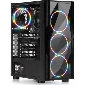 Dark Diamond PRO 500W 4x12cm RGB Full Akrilik Ön ve Yan Panel, USB 3.0 Bilgisayar Kasası