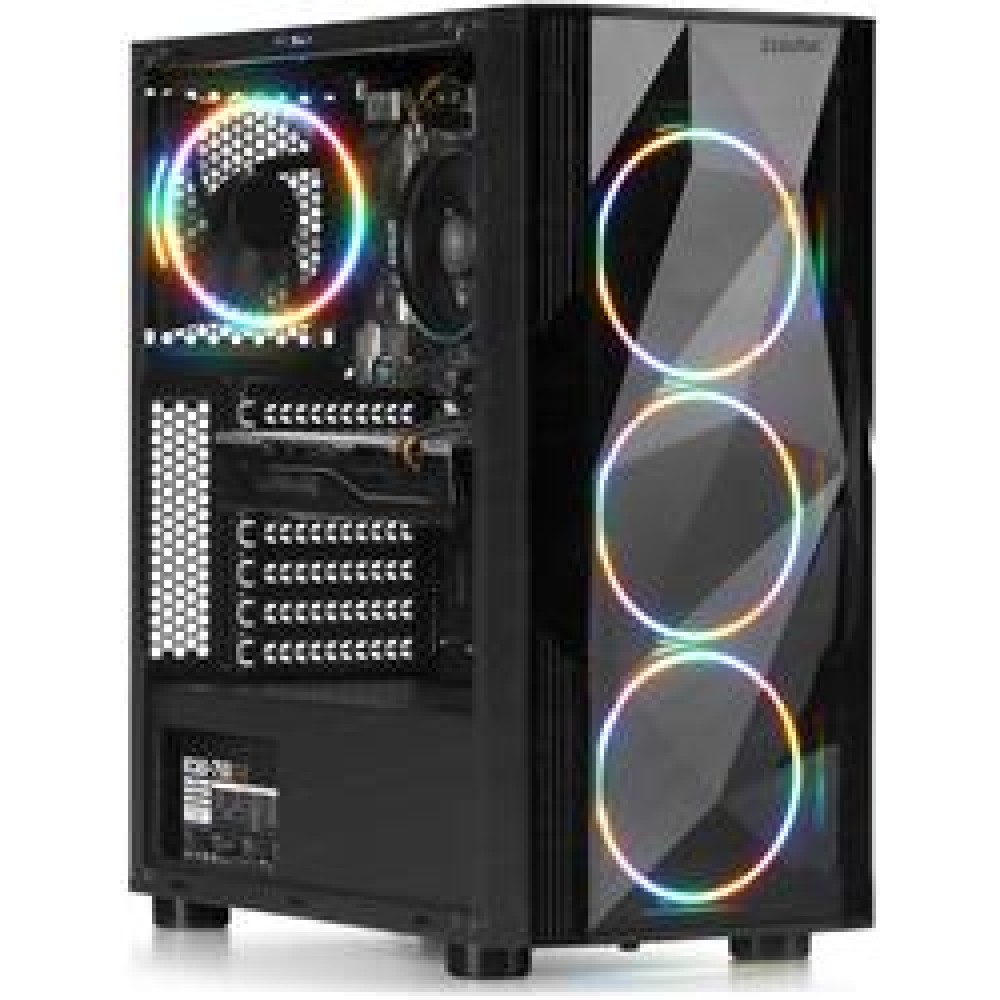 Dark Diamond PRO 500W 4x12cm RGB Full Akrilik Ön ve Yan Panel, USB 3.0 Bilgisayar Kasası