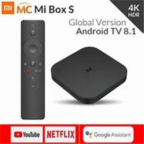 Xiaomi Mi Box S 4K Android TV Box Media Player HDR - Dolby DTS