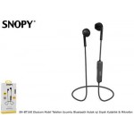 Snopy SN-BT160 Elysium Mobil Telefon Uyumlu Bluetooth Kulak içi Siyah Kulaklık & Mikrofon