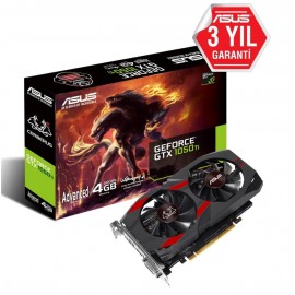 Asus Nvidia Geforce GTX1050Ti 4GB DDR5(DX12) PCI-E 3.0 Ekran Kartı  (CERBERUS-GTX1050TI-A4G)