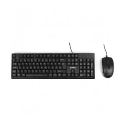 Dark Türkçe F Kablolu Ofis Klavye & Mouse Set