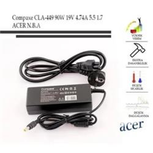 Compaxe Cla-449 19v 7.1a 5.5-1,7 Acer Notebook Adaptör