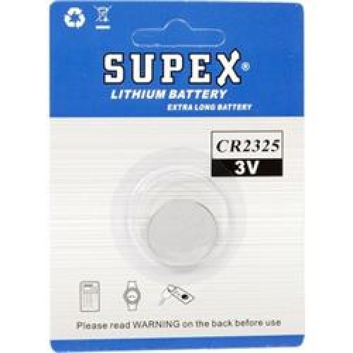 Supex CR2325 3V Lityum Tekli Paket Pil