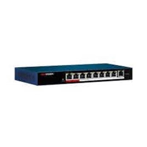 Hikvision DS-3E0510P-E-M 8 Portlu 10-100-1000 Gigabit Fast Ethernet Switch