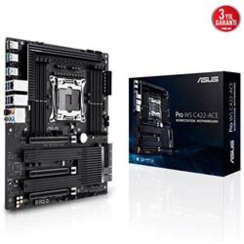 Asus Pro Ws C422-Ace Intel C422 2066 Soket Ddr4 512GB 2933MHz M.2 ATX Anakart