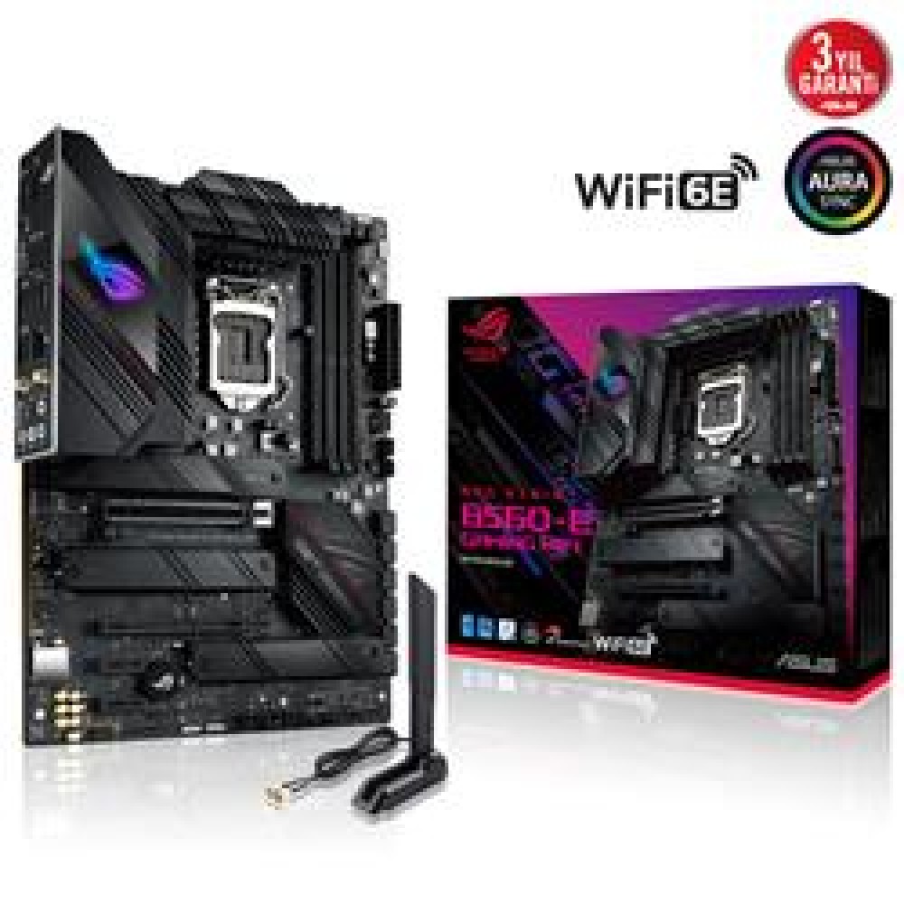 Asus Rog Strix B560-E Gaming Wifi Intel 11.Nesil LGA1200 DDR4 128Gb 5333MHz M.2 Dp-Hdmi ATX Anakart