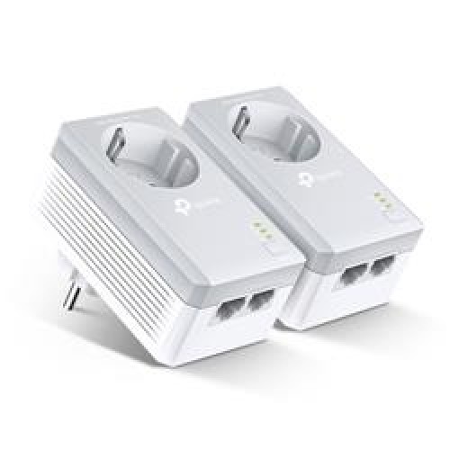 Tp-Link TL-PA4020P KIT 600 Mbps Priz Soketli Powerline Adaptör