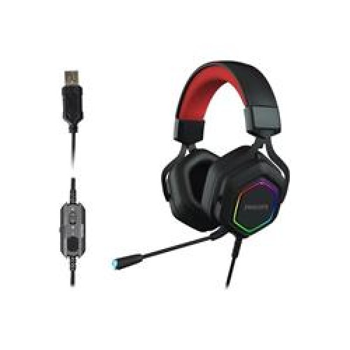 Philips TAG4105bk-93 7.1 Rgb Surround Gaming Kulak Üstü Oyuncu Kulaklık 4000Series 2.2mt