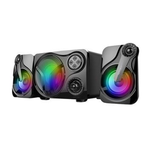 Mikado MD-BT28 5W+3W×2 BT,TF Card,USB, FM Radyo Siyah Led Işıklı Speaker