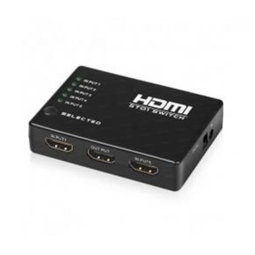 Dark Full HD 4 Giriş 1 Çıkışlı Uzaktan Kumandalı HDMI Switch (Seçici)