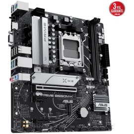 Asus Prime B650M-K 6400mhz(OC) RGB M.2 AM5 mATX DDR5 Anakart