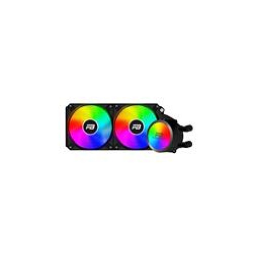 PowerBoost NOBLE 240 Rainbow Fanlı 240mm (LGA1700-AM4-AM5) Uyumlu Sıvı Soğutma Sistemi (Siyah)