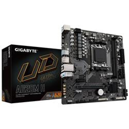 Gigabyte A620M H AMD A620 Soket AM5 DDR5 6400(OC)MHz mATX Gaming (Oyuncu) Anakart