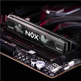 Apacer Nox 16GB (2x8GB) DDR5 5600MHz CL40 Gaming RAM (AH5U16G56C52RMBAA-2)