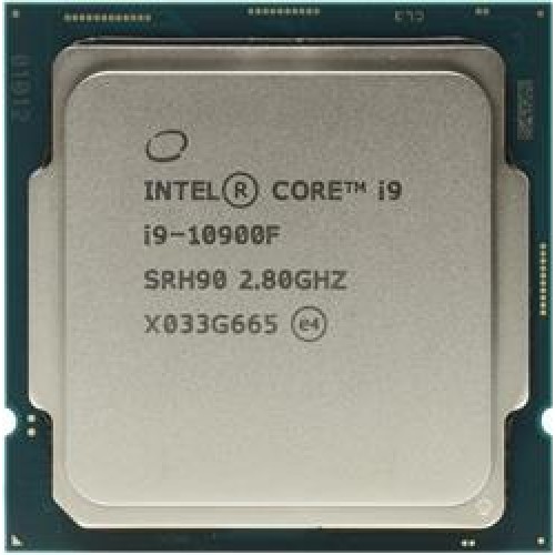 Intel Core i9 10900F TRAY 2.8ghz 1200p 20mb (fansiz) (65w) Novga Tray (Kutusuz) (10.Nesil) İşlemci 