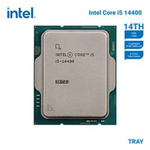 Intel Core i5 14400 TRAY 4.7GHz 20MB 1700 Kutusuz, Fansız İşlemci