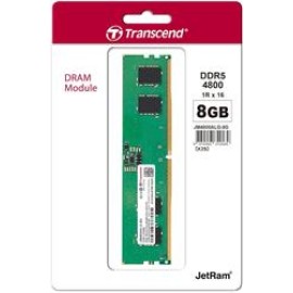 Transcend 8GB(1x8GB) 4800Mhz UDIMM DDR5 CL40 Pc Ram (JM4800ALG-8G) 