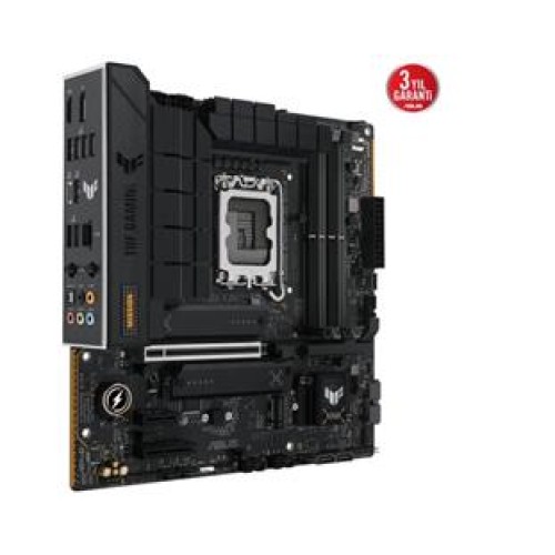 Asus TUF Gaming B760M-PLUS WIFI II 7800MHz(OC) DDR5 SOKET LGA1700 M.2 HDMI DP mATX Anakart