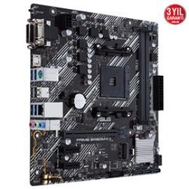 Asus Prime B450M-K II AMD B450 AM4 DDR4 4400 HDMI DVI VGA M2 USB3.2 mATX BIOS Flashback Anakart