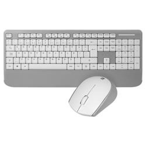Everest KM-6176 OFFICAL Beyaz-Gri Kablosuz Combo Q Multimedia Klavye + Mouse Set