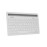 Everest KB-BT82 Beyaz-Gümüş Bluetooth Ultra İnce+Şarjlı Q Mac-Win-Android-Ios Uyumlu Kablosuz klavye