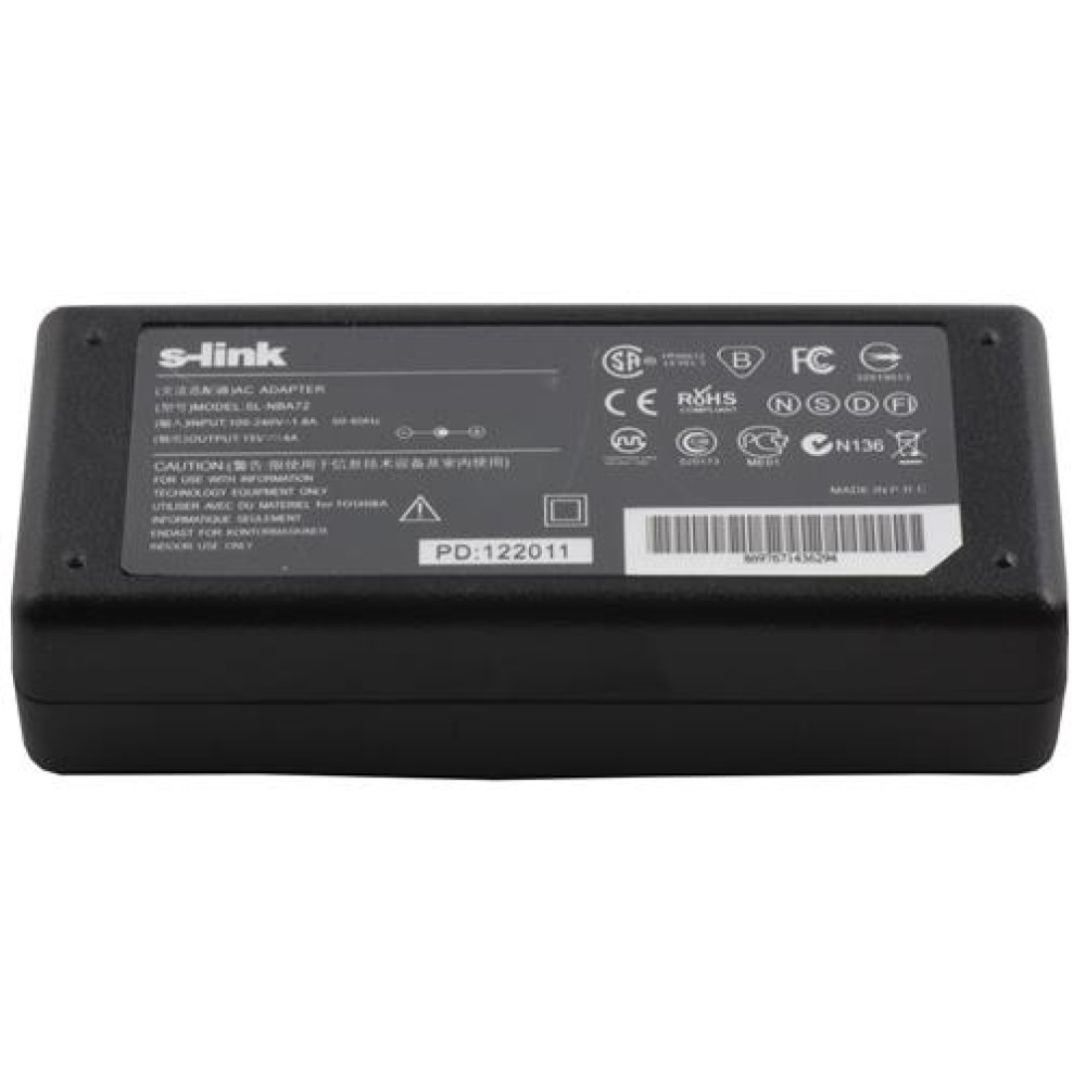 S-link SL-NBA72 60w 15v 4a 6.3-3.0 Notebook  Adaptörü