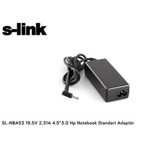 S-link SL-NBA53 19.5v 2.31a 4.5-3.0 Notebook Adaptörü