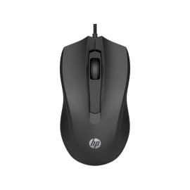HP 100 6VY96AA Siyah Optik Kablolu Mouse 1.600 DPI Hassas Optik Sensörü 