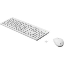 HP 230 3L1F0AA Kablosuz Klavye & Mouse Kombo Beyaz 1600dpı (2 x AAA (keyboard); 1 x AA (mouse)