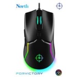 North Air Black RGB Kablolu Profesyonel Oyuncu Mouse 