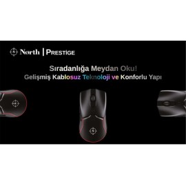 North Prestige Premium Quality Kablosuz Oyuncu Mouse