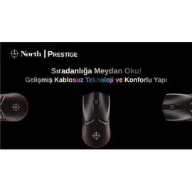 North Prestige Premium Quality Kablosuz Oyuncu Mouse