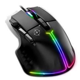 North Ragnarok RGB 12,800 DPI Profesyonel Makrolu Oyuncu Mouse 