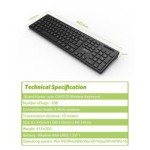 Acer OAK-920 Siyah Kablosuz Klavye 2.4Ghz Caps Lock (Smart Tv- Wifi)