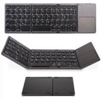 Sline Y-041 Katlanabilir Kablosuz Bluetooth Klavye Touchpadli Taşınabilir 