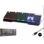 Nodar Nd868 Pro Kablolu Q Oyuncu Klavye Slim Rgb Siyah 105 Tuş 1,5mt Kablo Uzunluğu