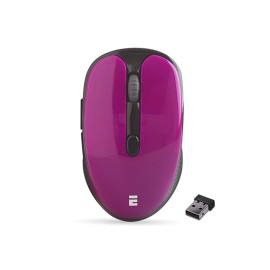 Everest SM-865 6D 1600dpi Alkalin Pilli Bordo Kristal Kutulu Kablosuz Sessiz Mouse