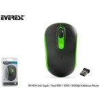 Everest SM-804 Usb Siyah-Yeşil 800-1200-1600dpi Kablosuz Mouse