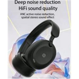 HP H231A Kablosuz Kulak Üstü Bluetooth Kulaklık V5.3 Siyah (Mikrofonlu, Çift Cihaz Desteği) 