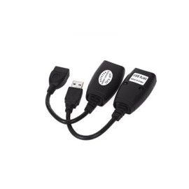Vcom CU824 USB RJ45 Extender Plastik 45m Uzatıcı