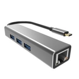 Vcom DH311A Type-C To USB3.0-3+RJ45 Çoklayıcı
