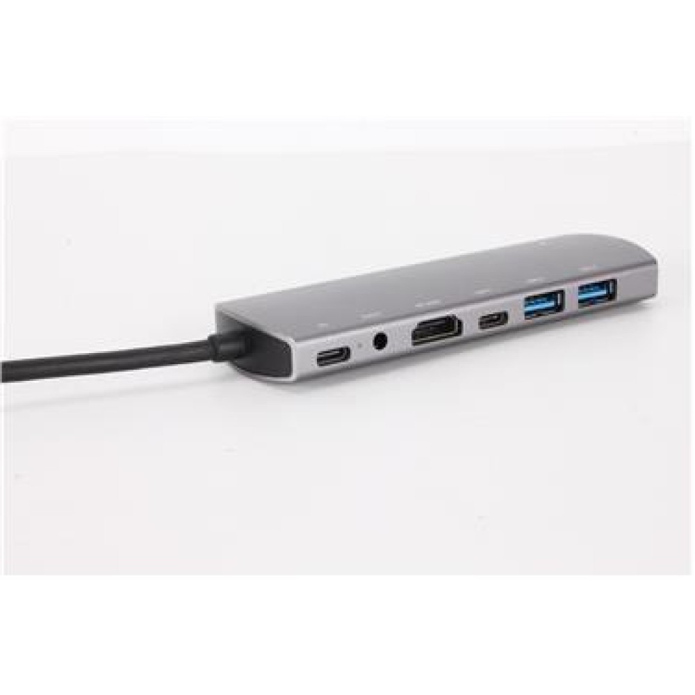 Vcom CU465 Type-C To HDMI+USB-2+RJ45+Audio+USB-C+PD Çoklayıcı