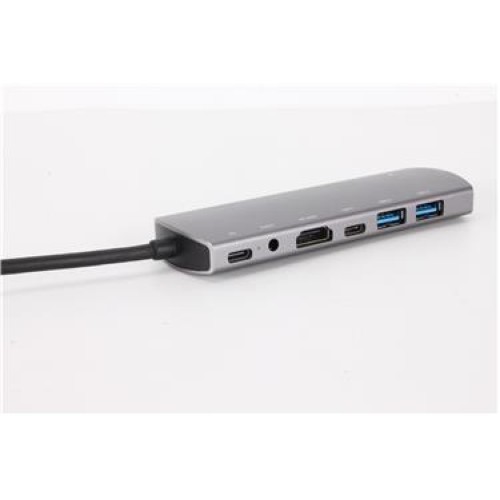Vcom CU465 Type-C To HDMI+USB-2+RJ45+Audio+USB-C+PD Çoklayıcı