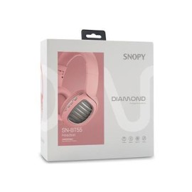 Snopy SN-BT55 DIAMOND TF Kart Özellikli Pembe Bluetooth Kulaklık