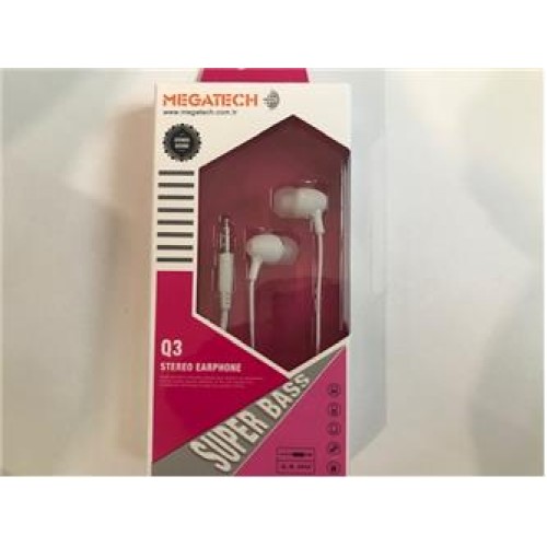 Megatech QG-03 Beyaz Mikrofonlu Kulaklık